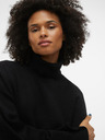 Vero Moda Schwarzer Damen-Rollkragen VERO MODA Goldneedle