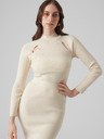 Vero Moda VERO MODA Karis cremefarbener Damenpullover