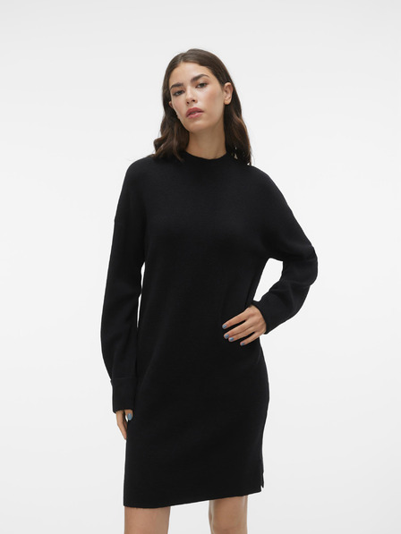 Vero Moda Schwarzer Damen Pullover Kleid VERO MODA Goldneedle