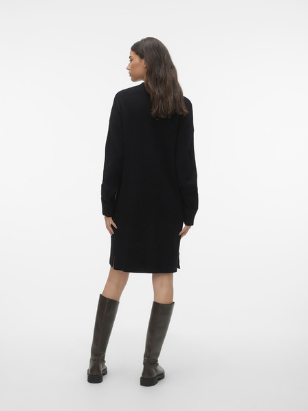 Vero Moda Schwarzer Damen Pullover Kleid VERO MODA Goldneedle