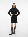 Vero Moda Schwarzer Damen Pullover Kleid VERO MODA Goldneedle