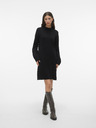Vero Moda Schwarzer Damen Pullover Kleid VERO MODA Goldneedle