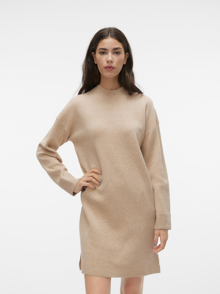 Vero Moda Beige Damen VERO MODA Goldneedle Pullover Kleid