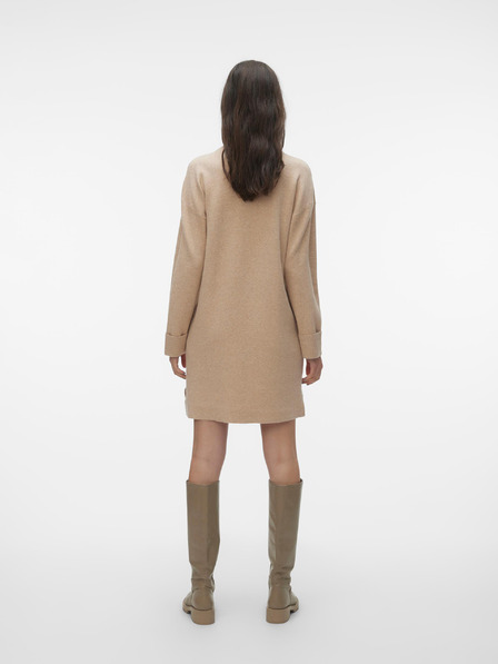 Vero Moda Beige Damen VERO MODA Goldneedle Pullover Kleid