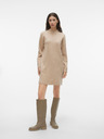 Vero Moda Beige Damen VERO MODA Goldneedle Pullover Kleid