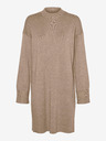 Vero Moda Beige Damen VERO MODA Goldneedle Pullover Kleid