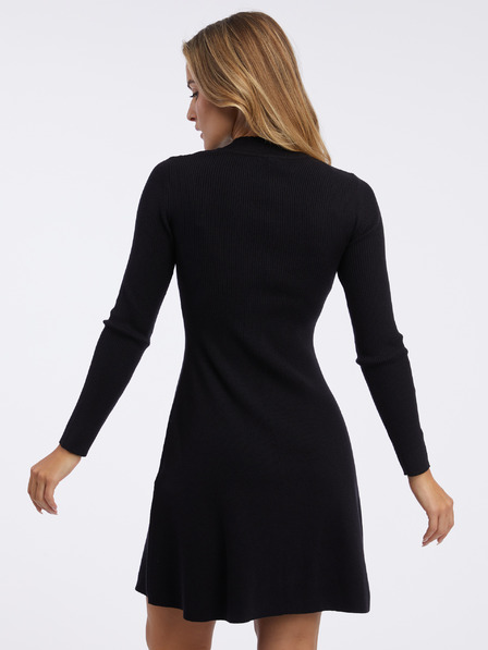 Orsay Schwarzes Damenstrickkleid ORSAY