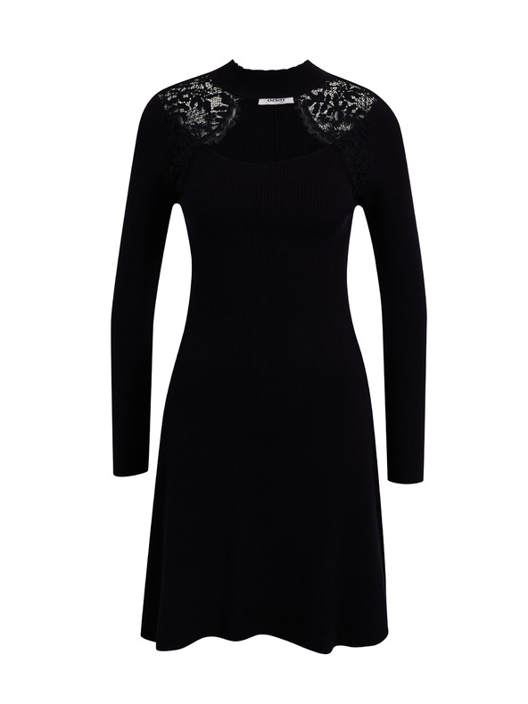 Orsay Schwarzes Damenstrickkleid ORSAY