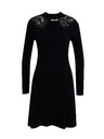 Orsay Schwarzes Damenstrickkleid ORSAY