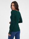 Orsay Dunkelgrüner Damen Pullover ORSAY