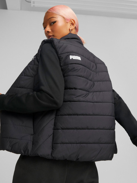 Puma Schwarze Damen Puma Padded Quilted Vest