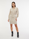 Vero Moda Beige VERO MODA Aurora Damenkleid
