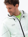 Ombre Clothing Grüne und weiße Herrenjacke Ombre Clothing