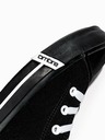 Ombre Clothing Schwarze Herren-Turnschuhe T304