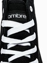 Ombre Clothing Schwarze Herren-Turnschuhe T304