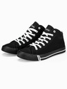 Ombre Clothing Schwarze Herren-Turnschuhe T304