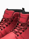 Ombre Clothing Rote Herren-Turnschuhe T311