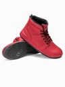 Ombre Clothing Rote Herren-Turnschuhe T311