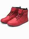 Ombre Clothing Rote Herren-Turnschuhe T311