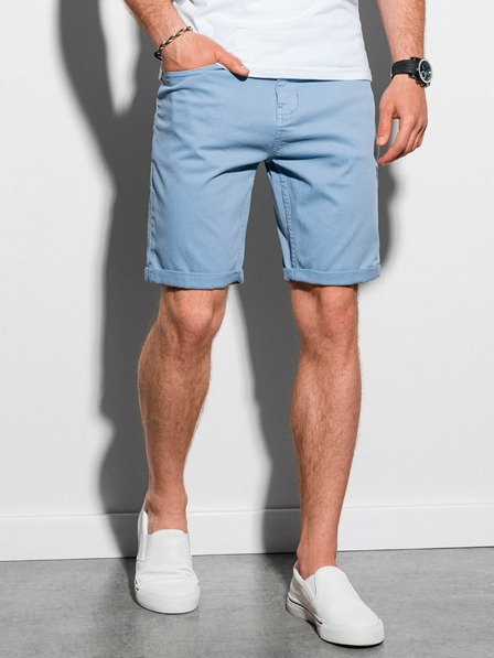 Ombre Clothing Hellblaue Freizeitshorts für Herren Ombre Clothing W303