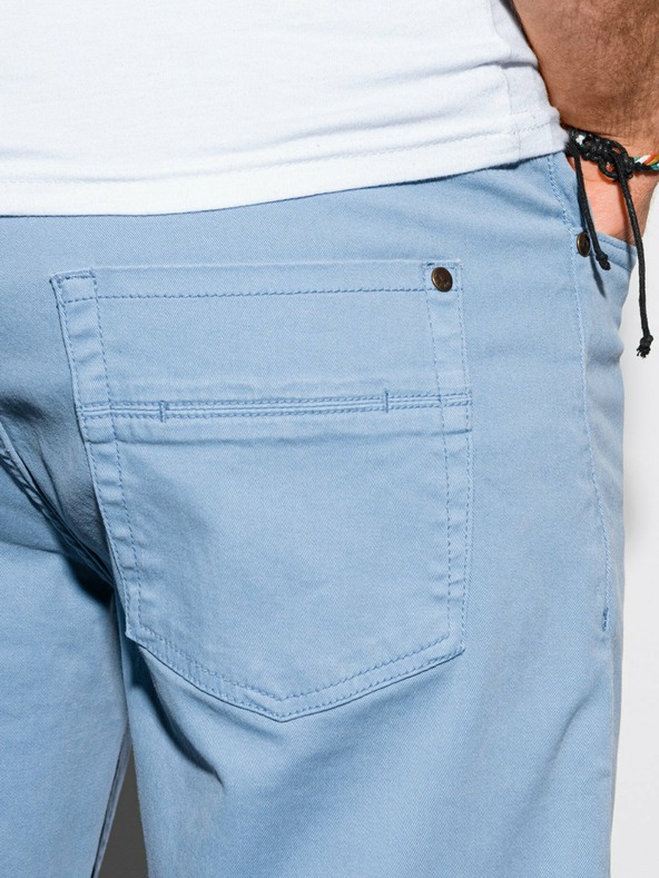 Ombre Clothing Hellblaue Freizeitshorts für Herren Ombre Clothing W303