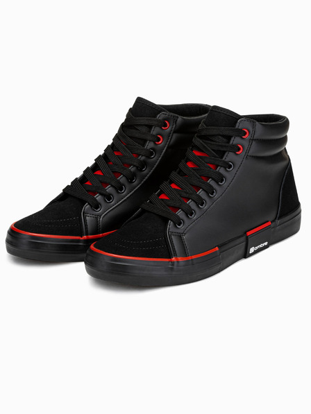 Ombre Clothing Schwarz Herren Sneaker Schuhe Ombre Kleidung T376