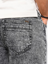 Ombre Clothing Dunkelgraue Herren Denim Shorts Ombre Clothing