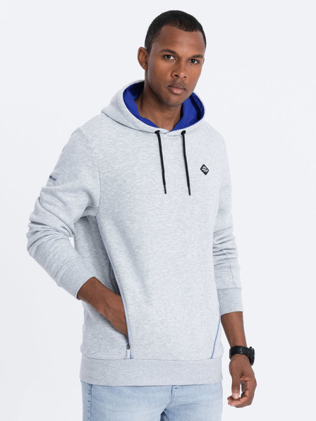 Ombre Clothing Hellgrauer Herren Hoodie Ombre Clothing