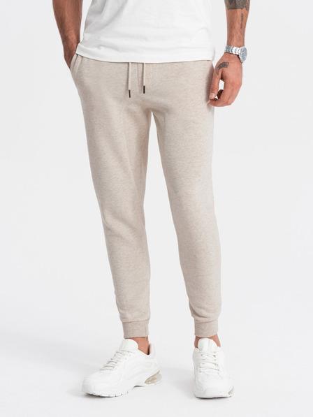 Ombre Clothing Herren Sweatpants Beige Ombre Kleidung