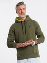 Ombre Clothing Khaki Herren Kapuzenpullover Ombre Kleidung