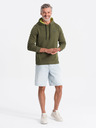 Ombre Clothing Khaki Herren Kapuzenpullover Ombre Kleidung