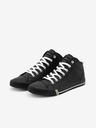 Ombre Clothing Schwarze Herren-Turnschuhe Ombre Clothing