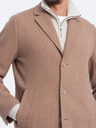 Ombre Clothing Hellbrauner leichter Herrenmantel Ombre Clothing