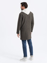 Ombre Clothing Dunkelgrüner leichter Herrenmantel Ombre Clothing