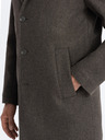 Ombre Clothing Dunkelgrüner leichter Herrenmantel Ombre Clothing