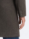 Ombre Clothing Dunkelgrüner leichter Herrenmantel Ombre Clothing