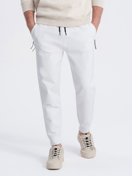 Ombre Clothing Weißer Basic-Trainingsanzug für Männer von Ombre Clothing