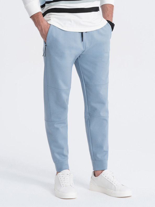 Ombre Clothing Hellblaue Herren-Basic-Sweatpants Ombre Clothing