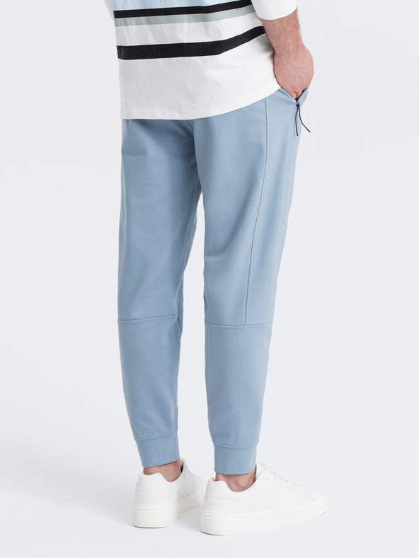 Ombre Clothing Hellblaue Herren-Basic-Sweatpants Ombre Clothing