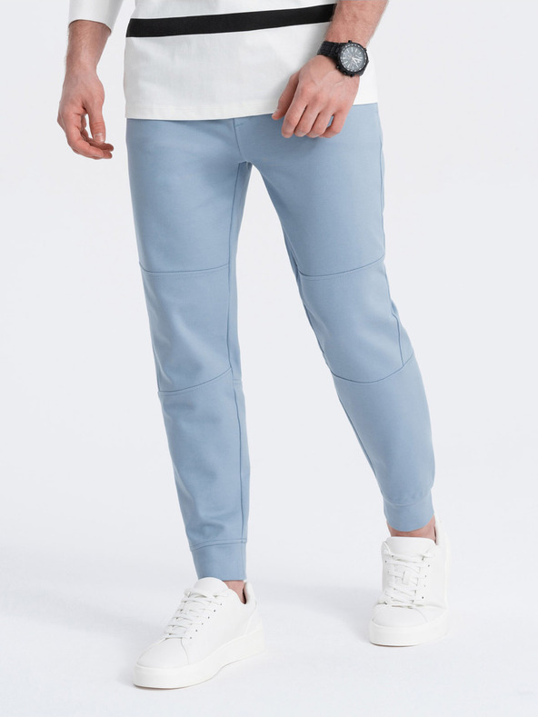 Ombre Clothing Hellblaue Herren-Basic-Sweatpants Ombre Clothing