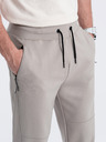 Ombre Clothing Beige Herren-Basic-Trainingsanzug Ombre Clothing