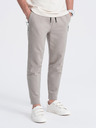 Ombre Clothing Beige Herren-Basic-Trainingsanzug Ombre Clothing