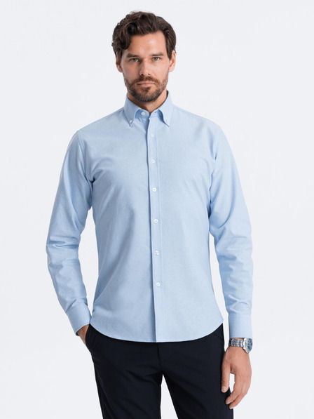 Ombre Clothing Hellblaues Herrenhemd Ombre Kleidung