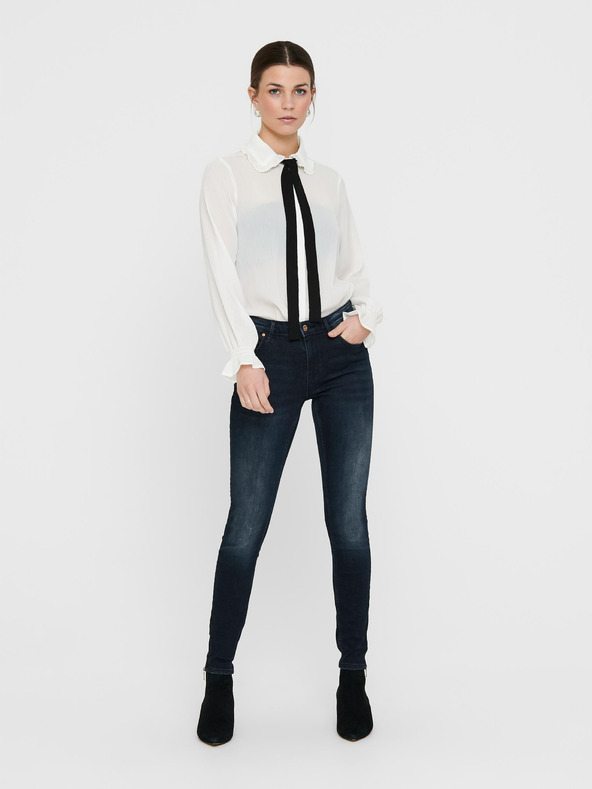 ONLY Dunkelblaue Skinny Fit-Jeans ONLY Kendell
