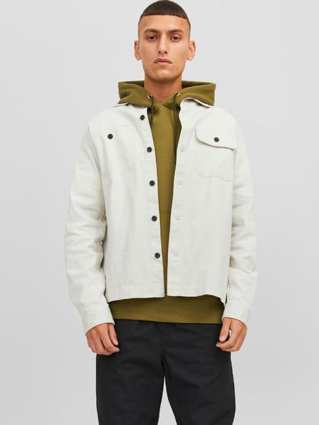Jack & Jones Jack & Jones Ben Creme Herren Überhemd