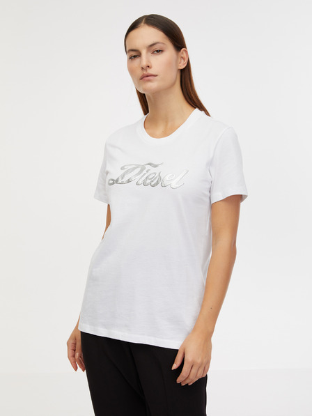 Diesel Weißes Diesel T-Shirt für Frauen