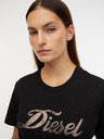 Diesel Schwarzes Diesel T-Sily T-Shirt für Frauen