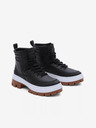 Vans Schwarze Damen Leder Winterstiefeletten VANS Colfax Elevate