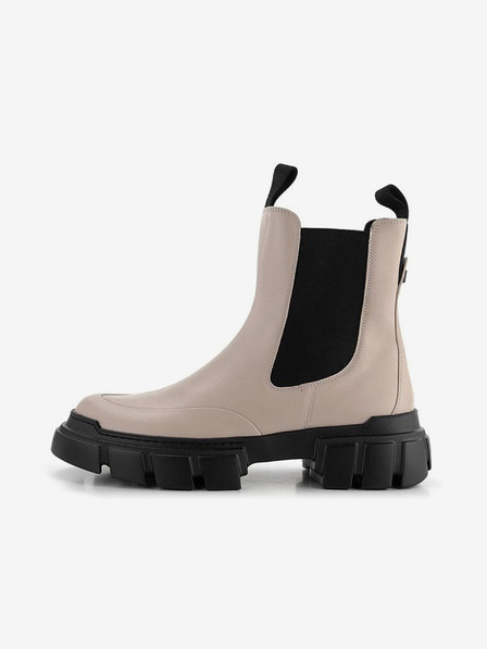 Högl Beige Damen Leder Chelsea Stiefel Högl Adventure