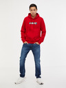 Diesel Roter Diesel S-Ginn Kapuzenpullover für Herren